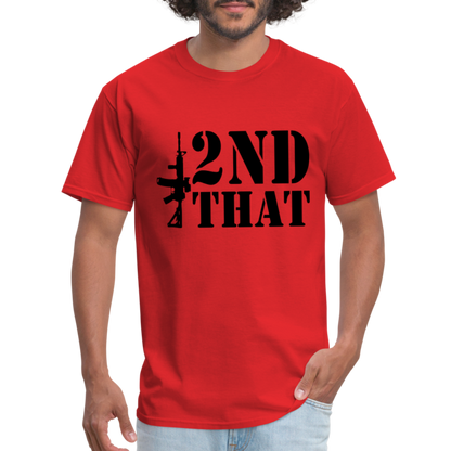 2nd That T-Shirt (AR15 Second Amendment) - red