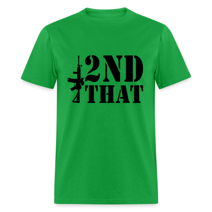 2nd That T-Shirt (AR15 Second Amendment) - bright green