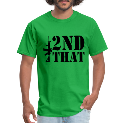 2nd That T-Shirt (AR15 Second Amendment) - bright green