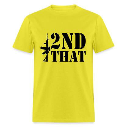 2nd That T-Shirt (AR15 Second Amendment) - yellow