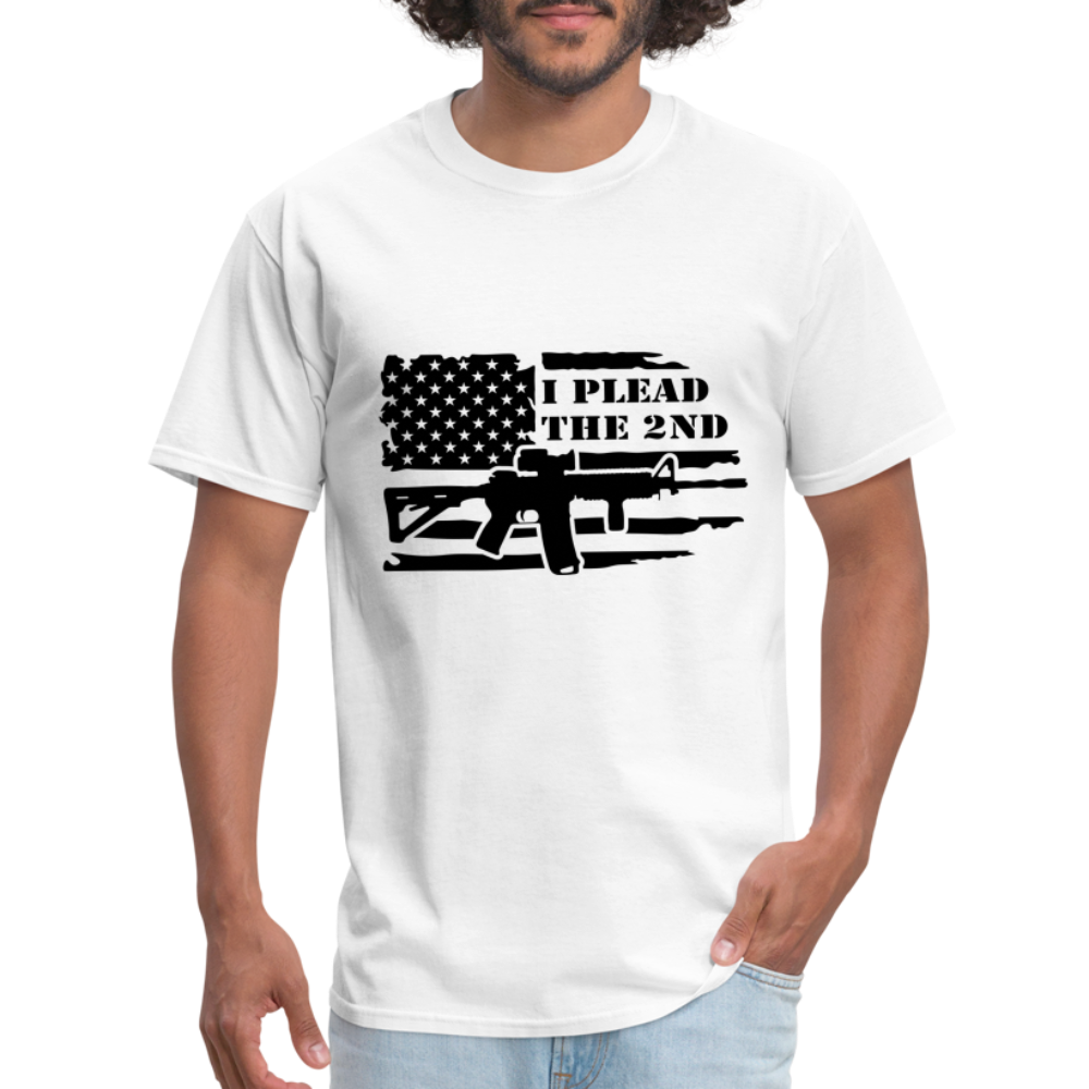 I Plead The 2nd T-Shirt (Second Amendment) - Color: sage