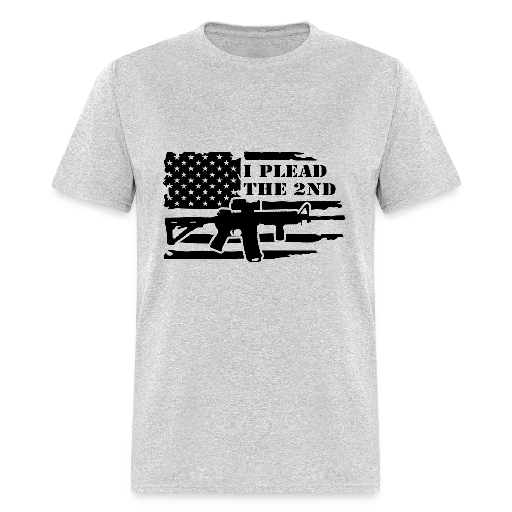 I Plead The 2nd T-Shirt (Second Amendment) - heather gray