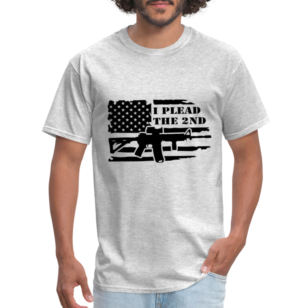 I Plead The 2nd T-Shirt (Second Amendment) - Color: sage