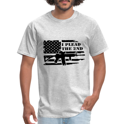 I Plead The 2nd T-Shirt (Second Amendment) - heather gray