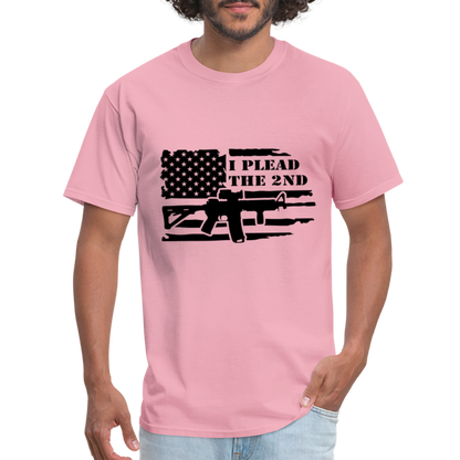 I Plead The 2nd T-Shirt (Second Amendment) - pink