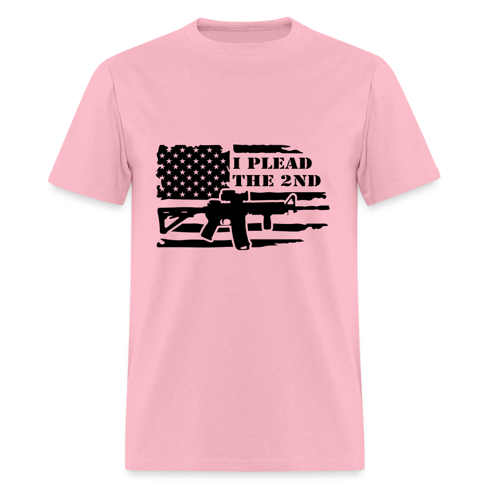 I Plead The 2nd T-Shirt (Second Amendment) - pink