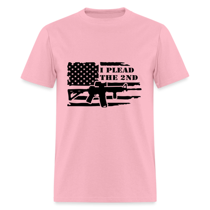 I Plead The 2nd T-Shirt (Second Amendment) - pink