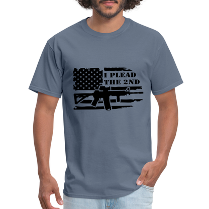 I Plead The 2nd T-Shirt (Second Amendment) - denim