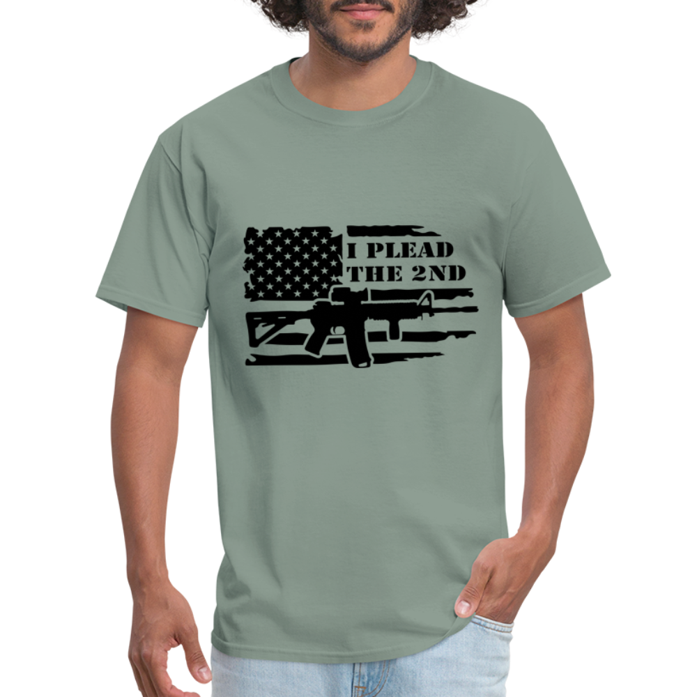 I Plead The 2nd T-Shirt (Second Amendment) - sage