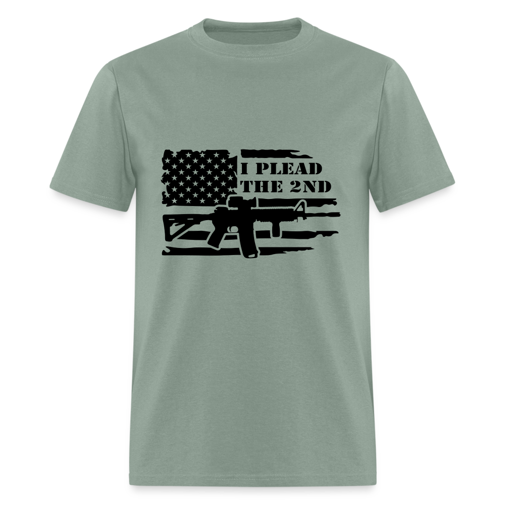 I Plead The 2nd T-Shirt (Second Amendment) - sage