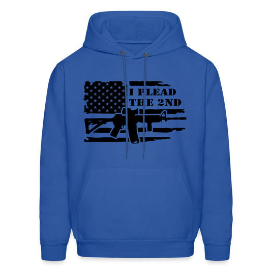 I Plead The 2nd Hoodie (Second Amendment) - royal blue