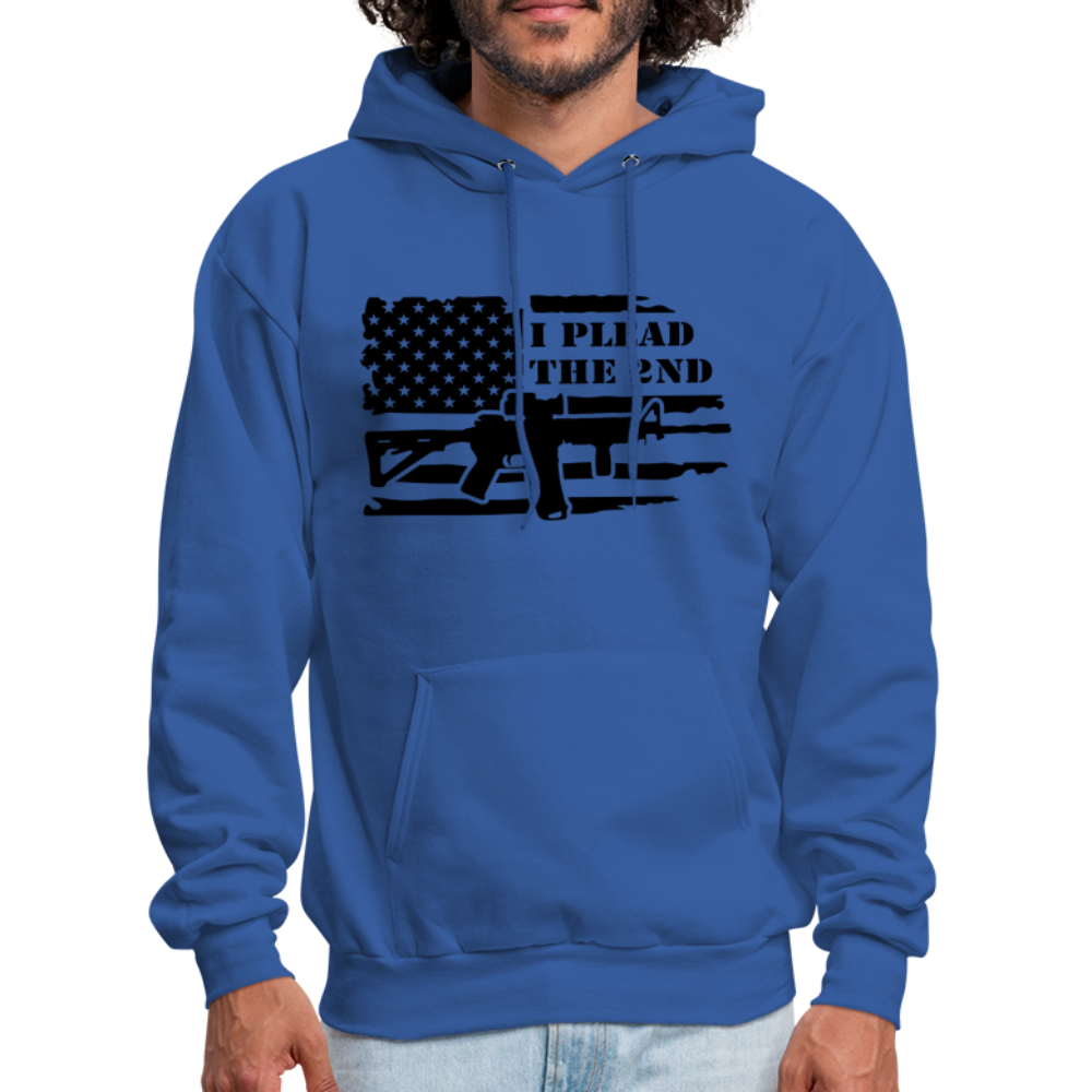 I Plead The 2nd Hoodie (Second Amendment) - royal blue