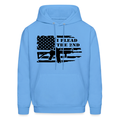 I Plead The 2nd Hoodie (Second Amendment) - carolina blue