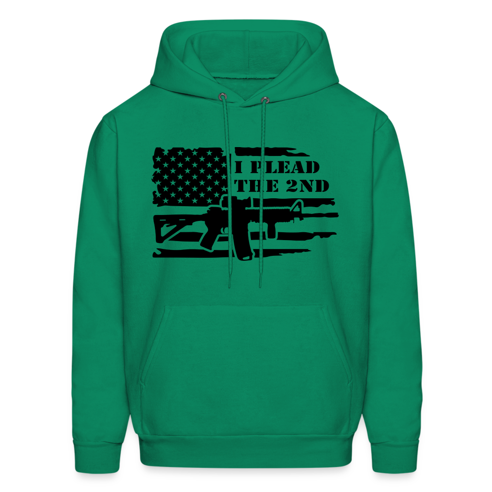 I Plead The 2nd Hoodie (Second Amendment) - kelly green