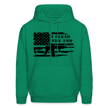 I Plead The 2nd Hoodie (Second Amendment) - kelly green