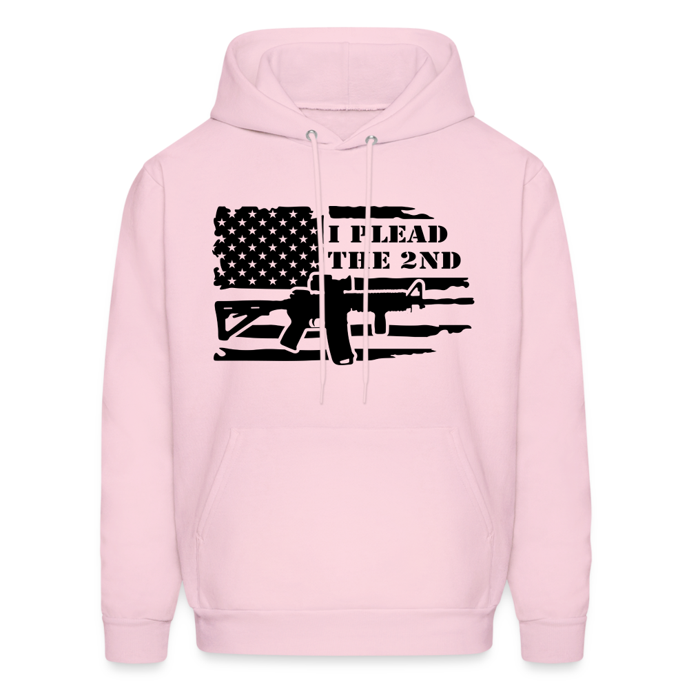 I Plead The 2nd Hoodie (Second Amendment) - pale pink