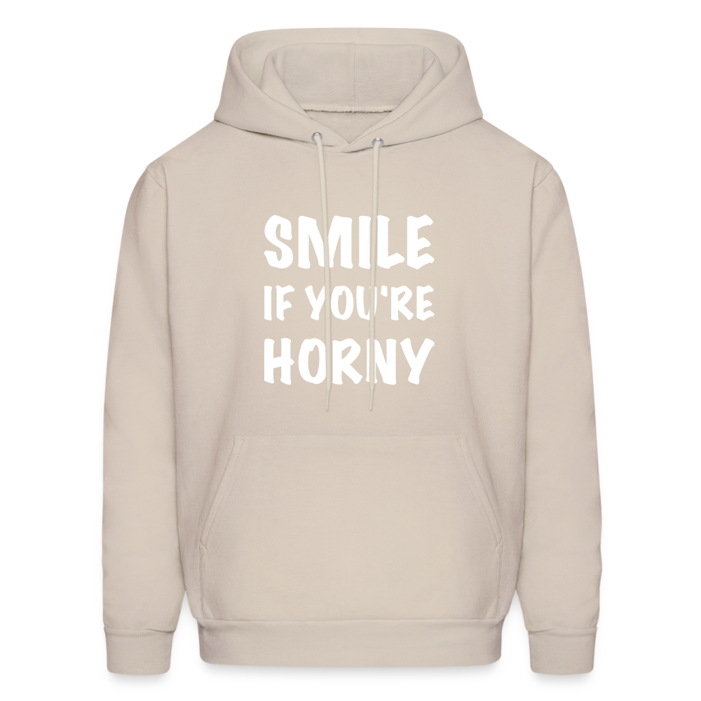 Smile if You're Horny Hoodie - Sand