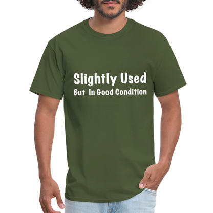 Slightly Used But in Good Condition T-Shirt - Color: military green