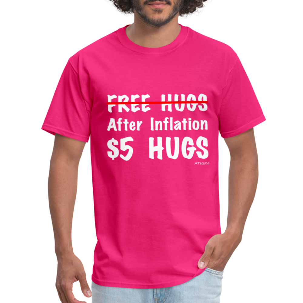 Free Hugs After Inflation $5 Hugs T-Shirt - Color: black