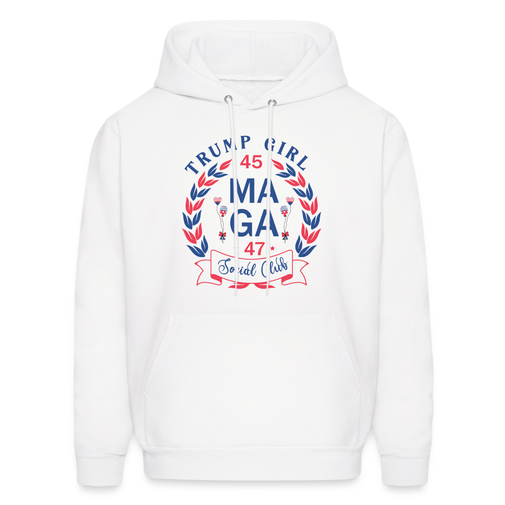 Trump Girl Social Club Hoodie (MAGA) - Color: white