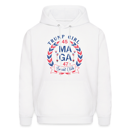 Trump Girl Social Club Hoodie (MAGA) - Color: white