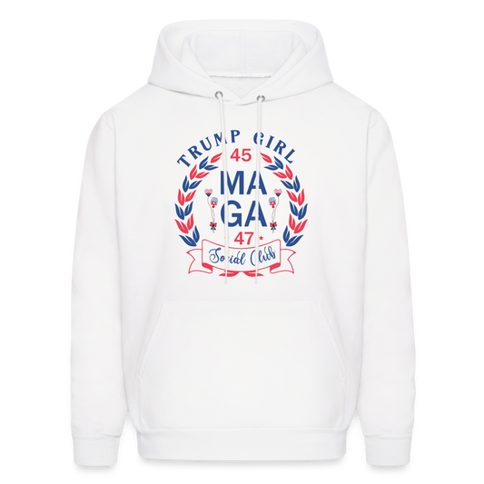 Trump Girl Social Club Hoodie (MAGA) - Color: white