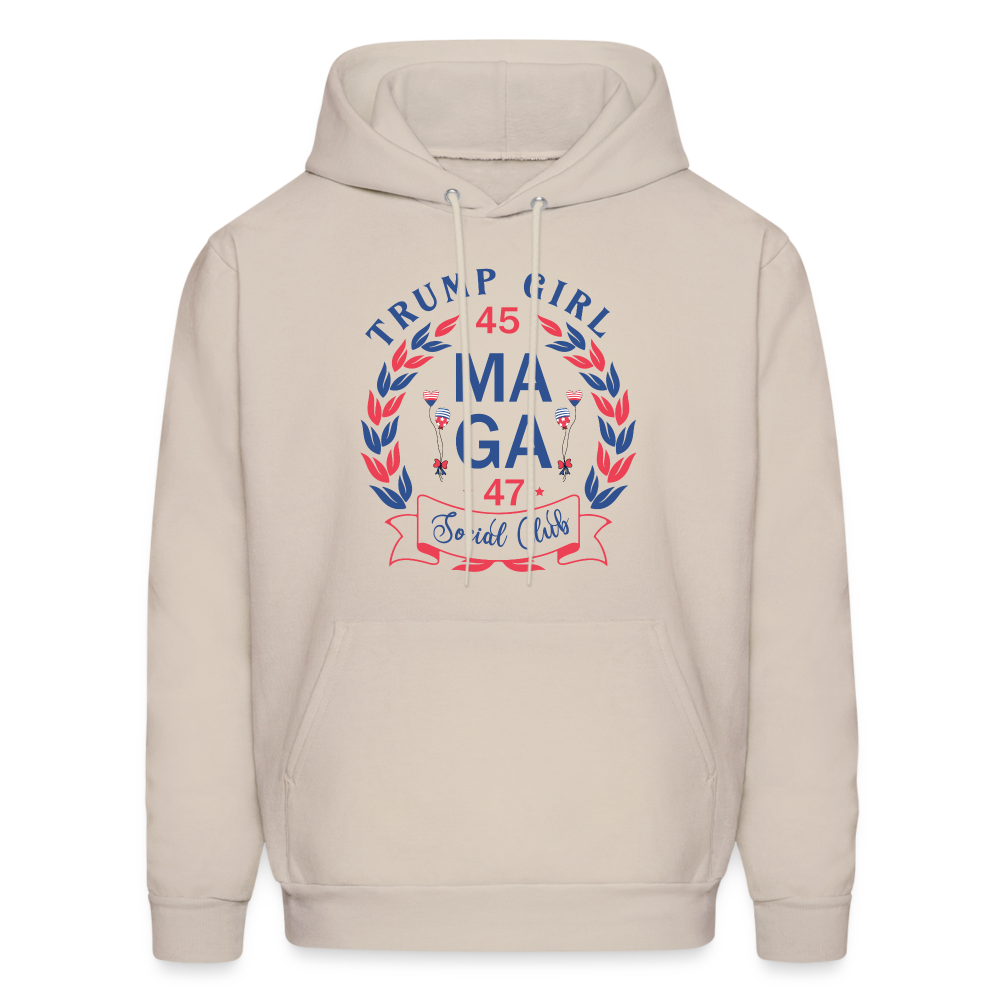 Trump Girl Social Club Hoodie (MAGA) - Color: Sand