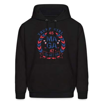 Trump Girl Social Club Hoodie (MAGA) - Color: black