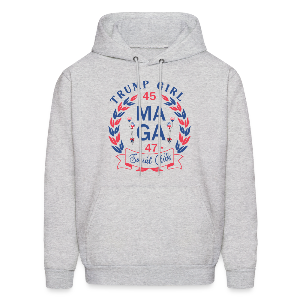 Trump Girl Social Club Hoodie (MAGA) - Color: ash