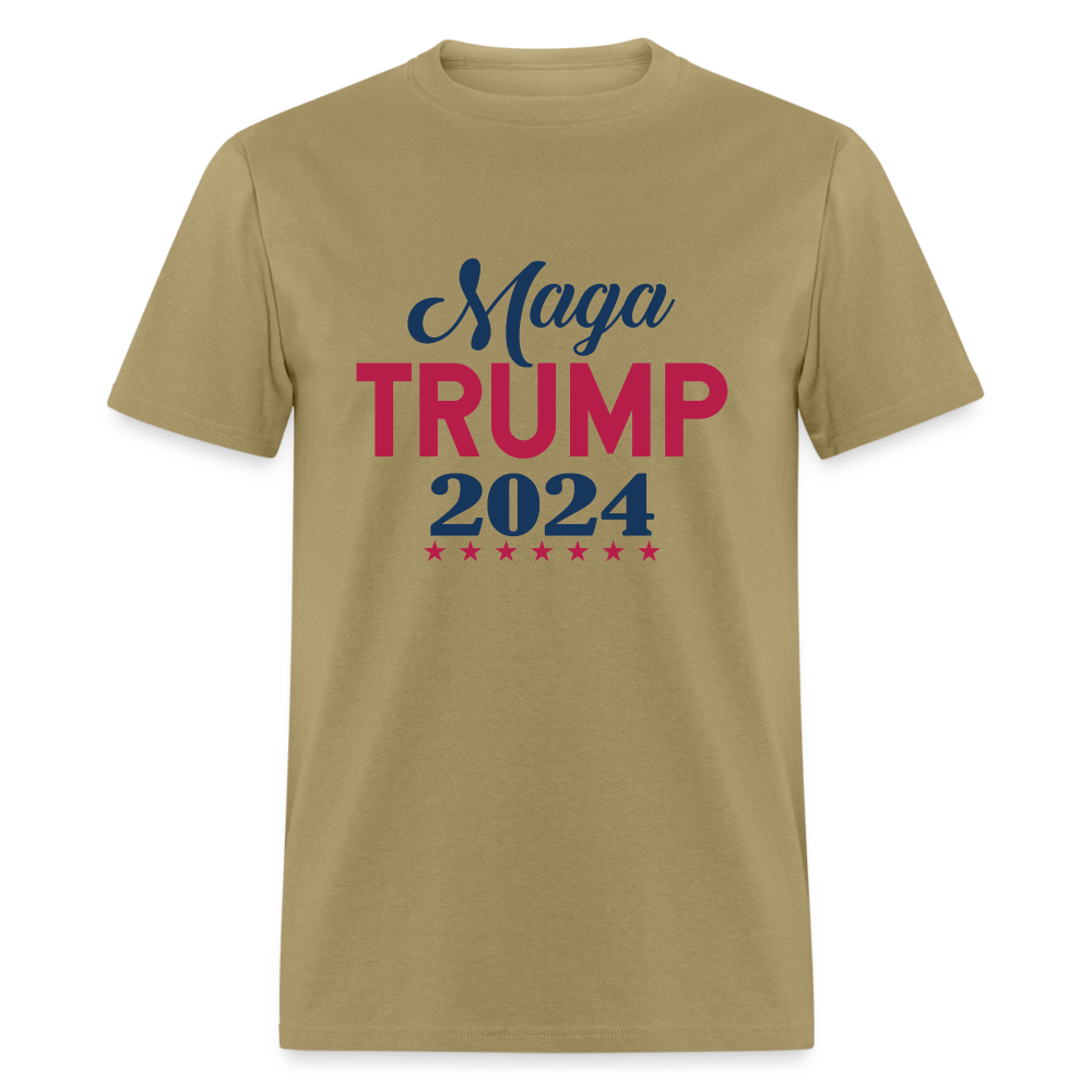 MAGA Trump 2024 T-Shirt - Color: khaki