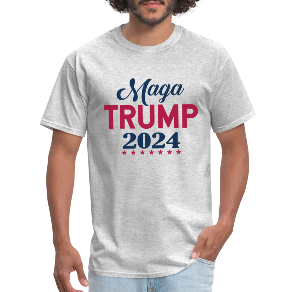 MAGA Trump 2024 T-Shirt - Color: heather gray