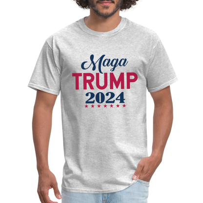 MAGA Trump 2024 T-Shirt - Color: heather gray