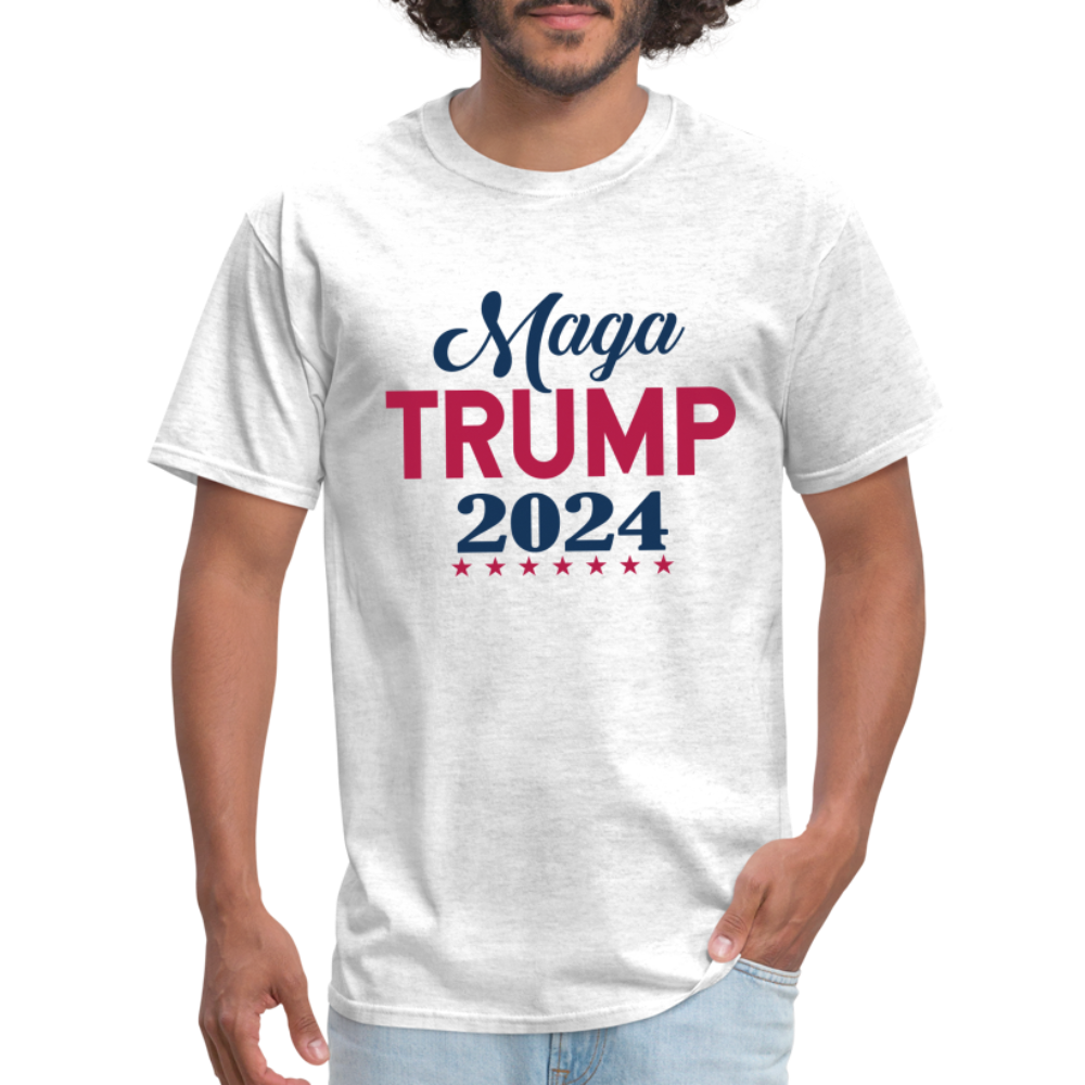 MAGA Trump 2024 T-Shirt - Color: light heather gray