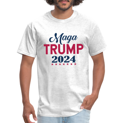 MAGA Trump 2024 T-Shirt - Color: light heather gray