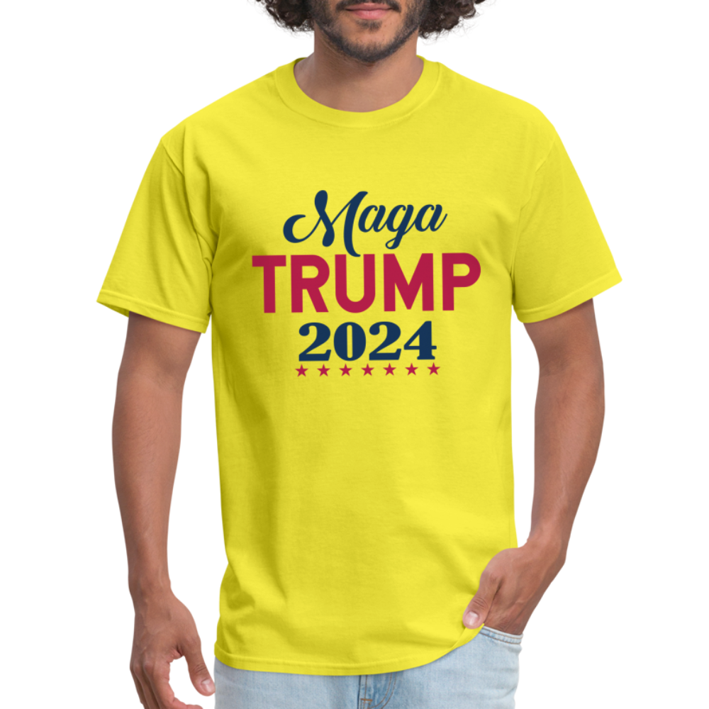 MAGA Trump 2024 T-Shirt - Color: yellow