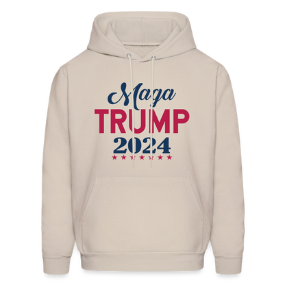 MAGA Trump 2024 Hoodie - Color: Sand