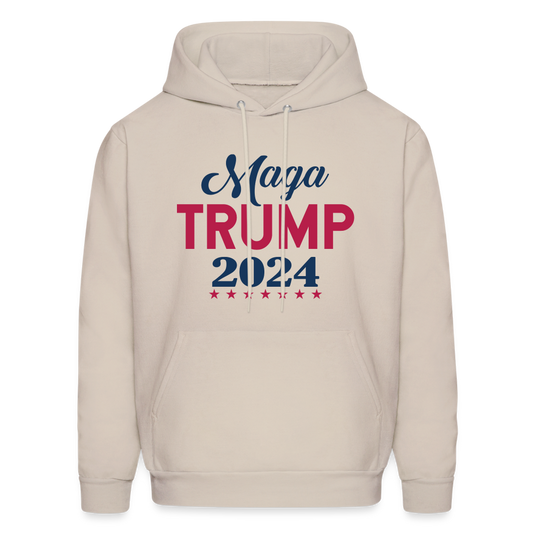 MAGA Trump 2024 Hoodie - Color: Sand