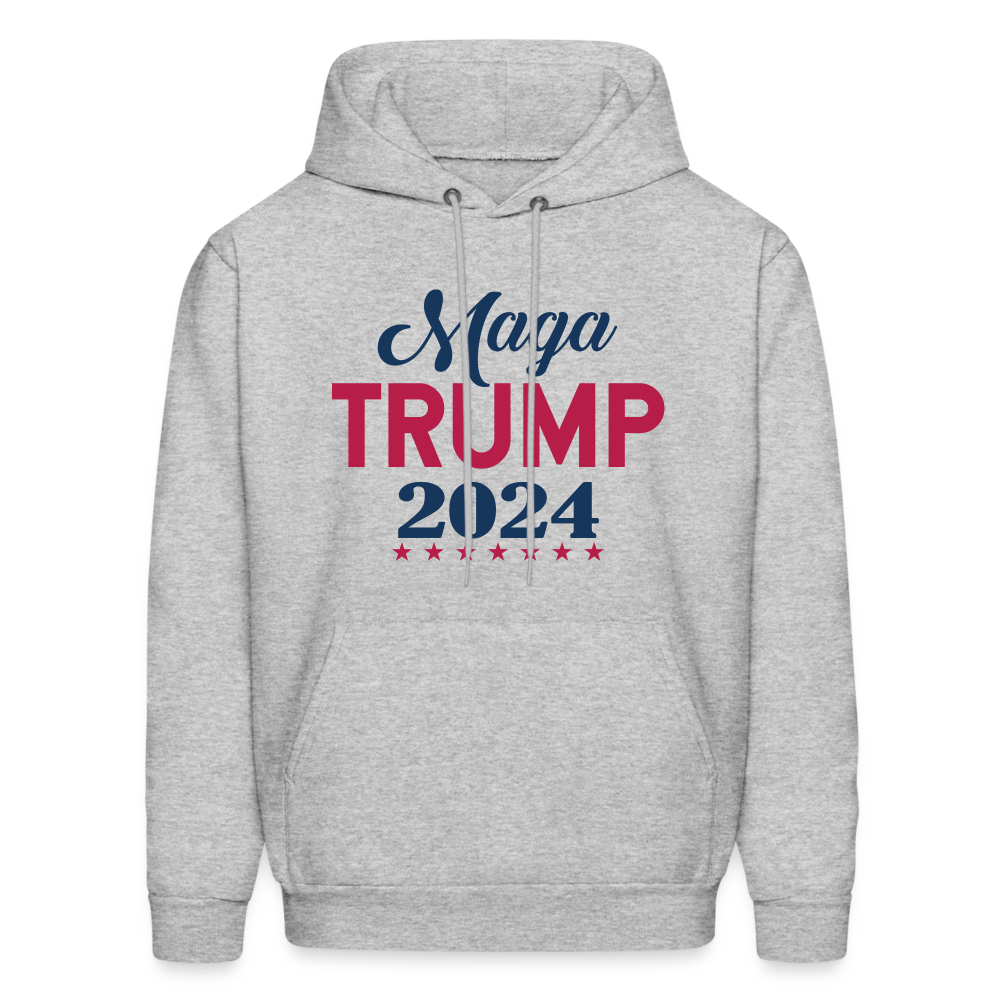 MAGA Trump 2024 Hoodie - Color: heather gray