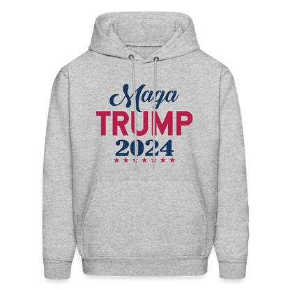 MAGA Trump 2024 Hoodie - Color: heather gray