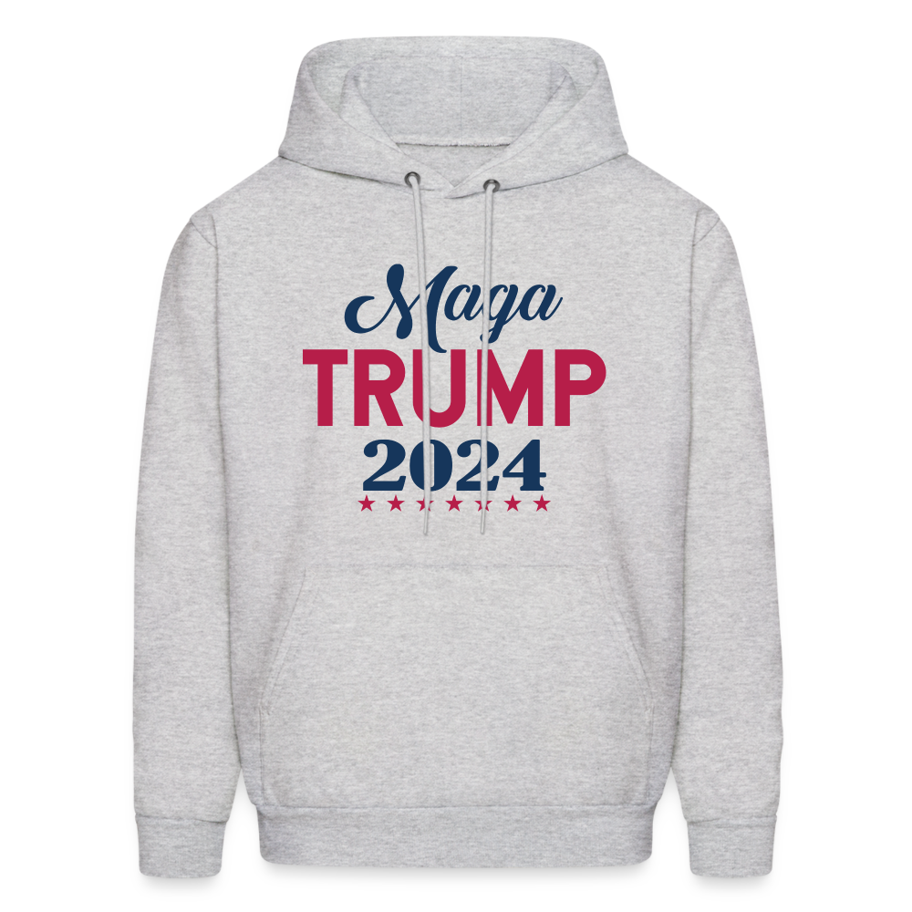 MAGA Trump 2024 Hoodie - Color: ash