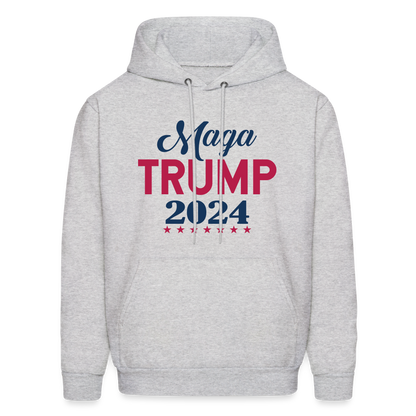 MAGA Trump 2024 Hoodie - Color: ash