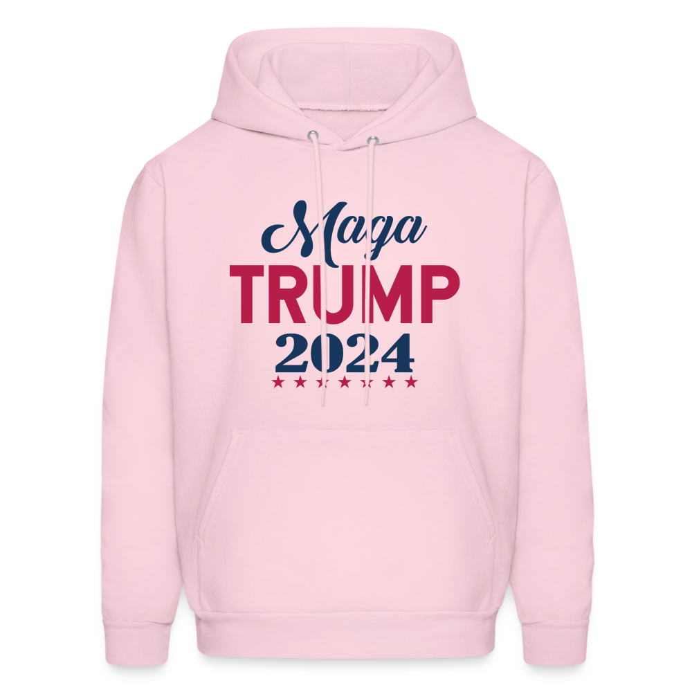 MAGA Trump 2024 Hoodie - Color: pale pink