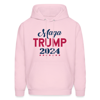 MAGA Trump 2024 Hoodie - Color: pale pink