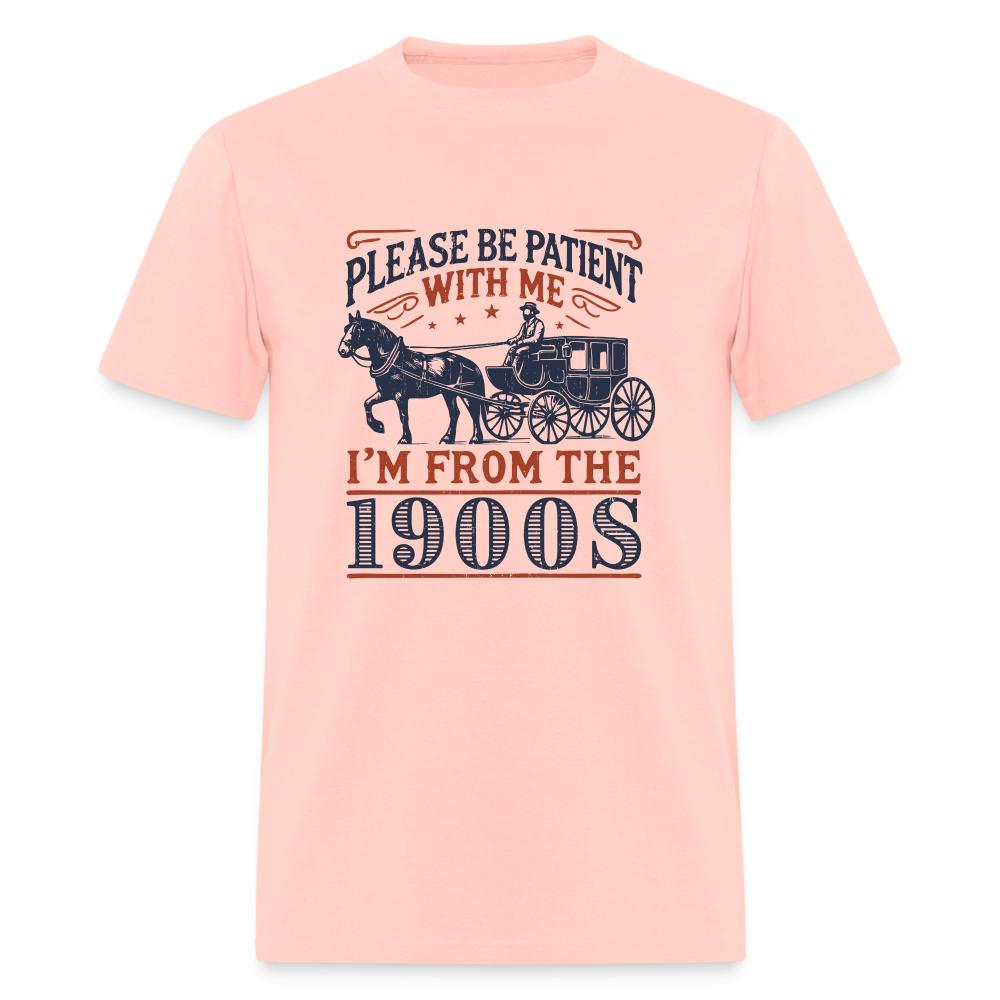 Be Patient With Me I'm From the 1900's T-Shirt - blush pink 