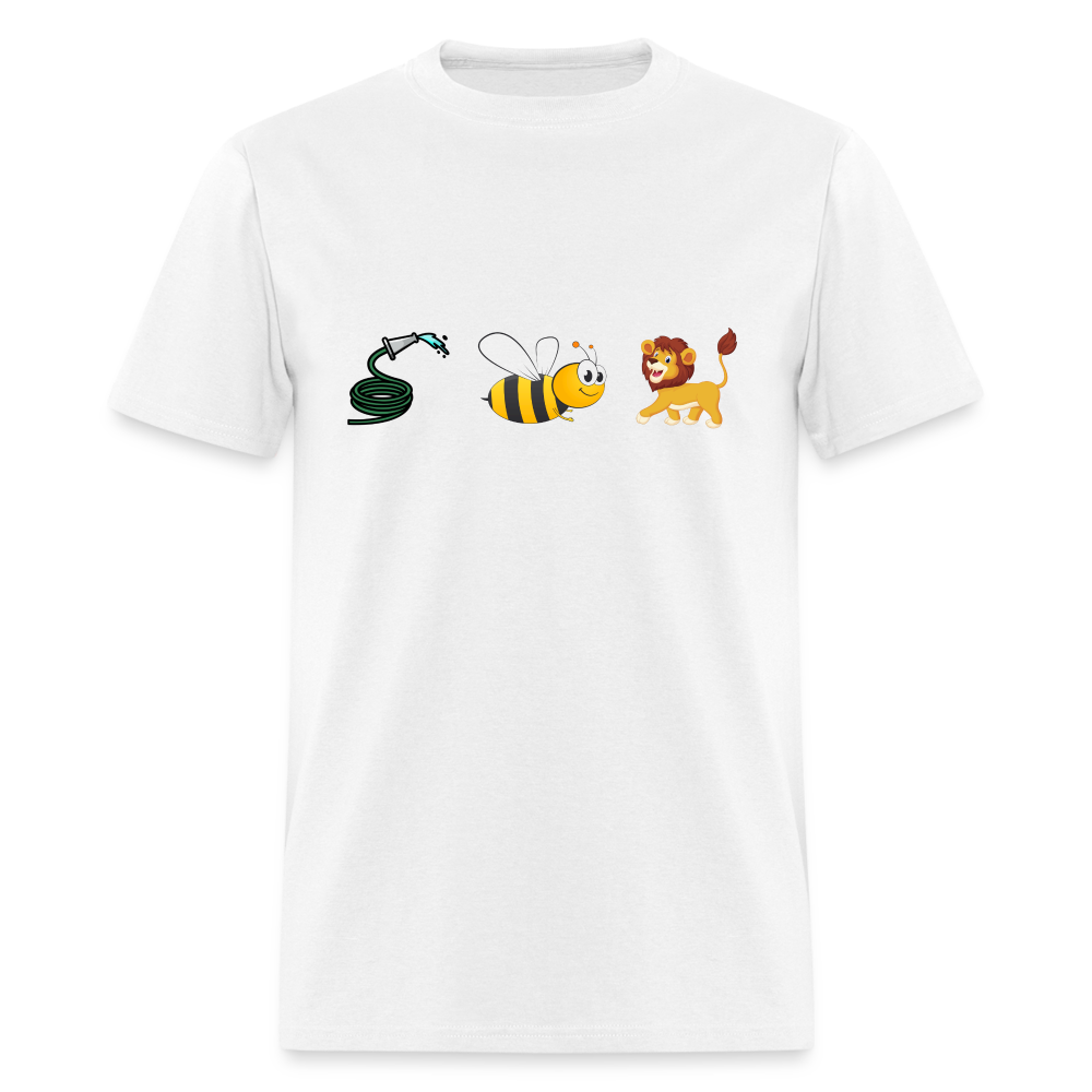 Hose Bee Lion T-Shirt (Hoes Be Lying) - Color: white