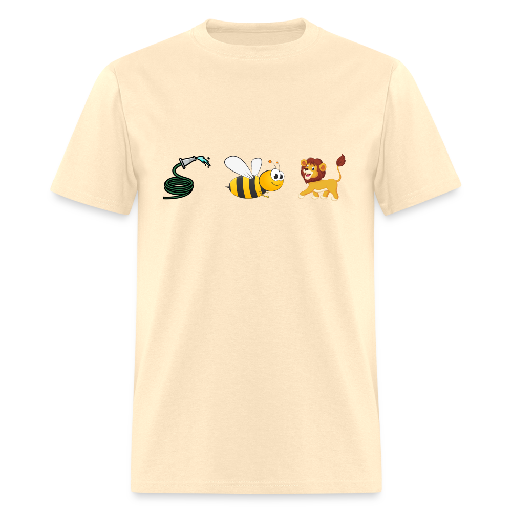 Hose Bee Lion T-Shirt (Hoes Be Lying) - Color: natural