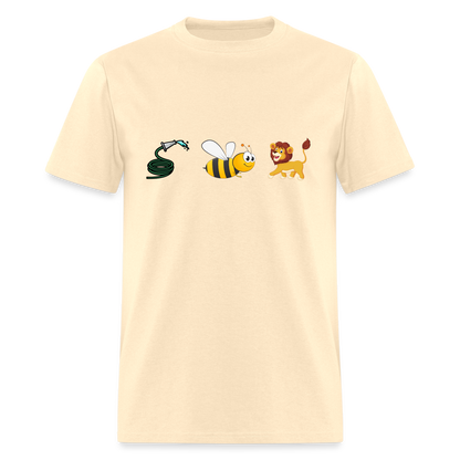 Hose Bee Lion T-Shirt (Hoes Be Lying) - Color: natural