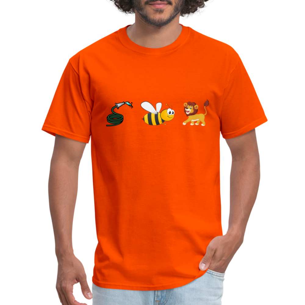 Hose Bee Lion T-Shirt (Hoes Be Lying) - Color: orange