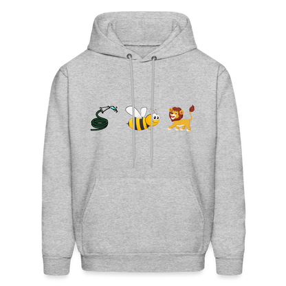 Hose Bee Lion Hoodie (Hoes Be Lying) - heather gray