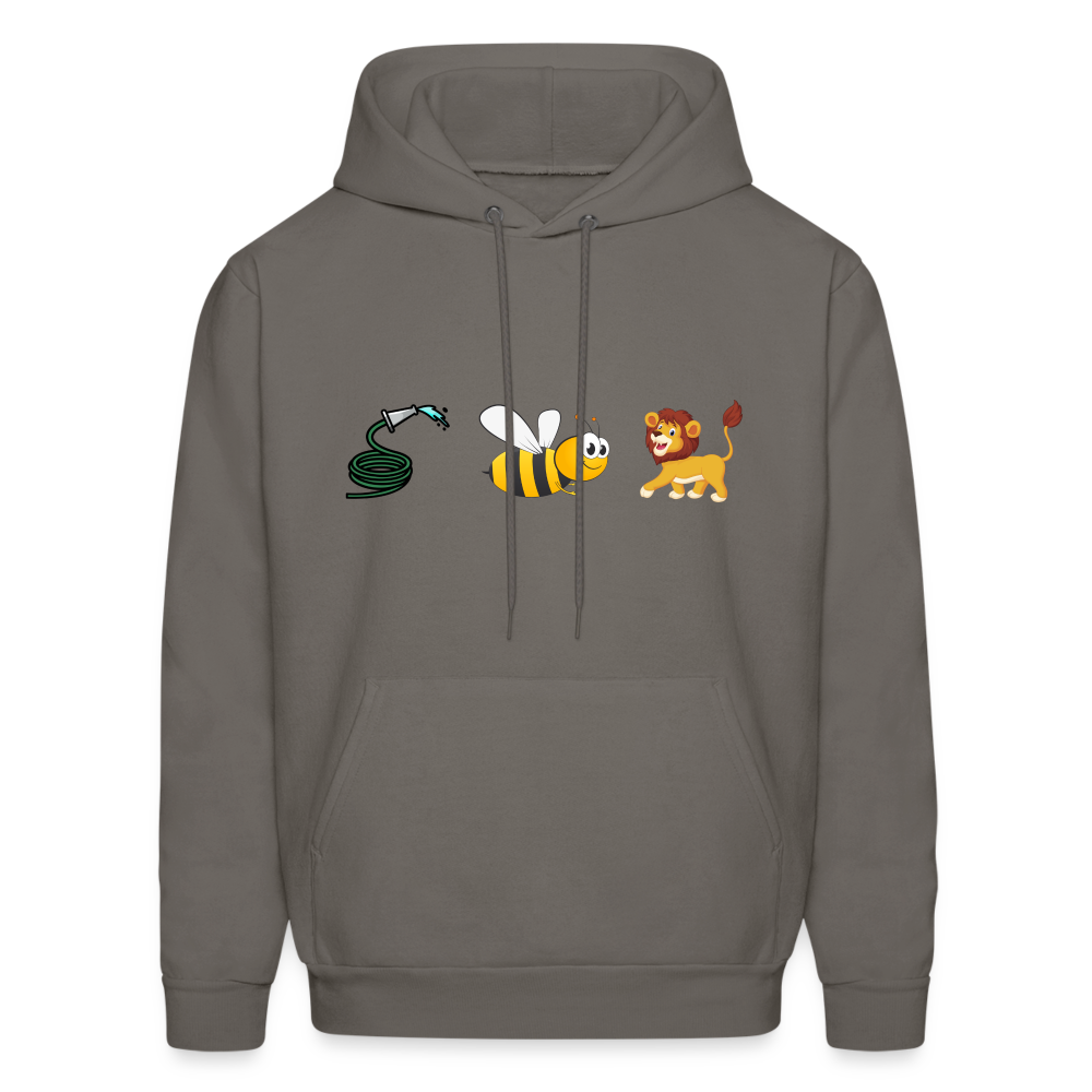 Hose Bee Lion Hoodie (Hoes Be Lying) - asphalt gray